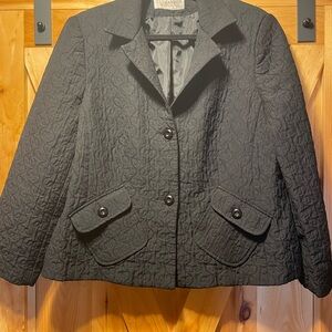 Classic Quilted Black Women's Jacket - blazer